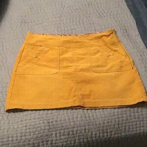 Prana corduroy skirt. 8 pumpkin